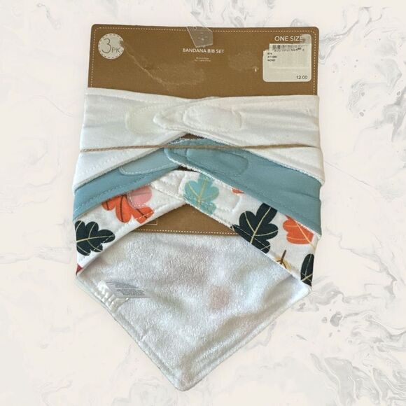 NWT Lila and Jack Bundle : My First Thanksgiving Bandana Bib Set 3 Pieces and Ha - Picture 4 of 4